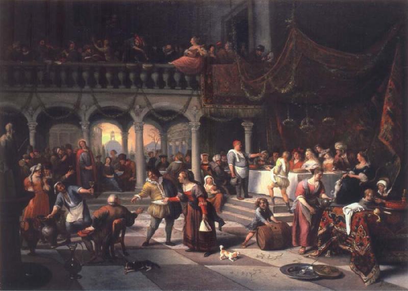 Jan Steen The Wedding at Cana Sweden oil painting art